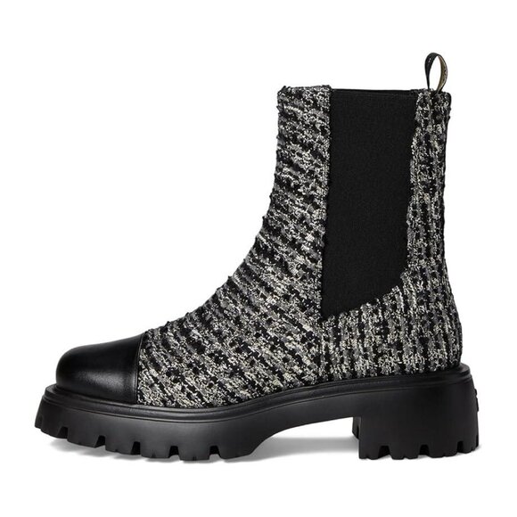 New Stuart Weitzman Emerson Chelsea Bootie Tweed Sz 9.5 - Picture 2 of 13